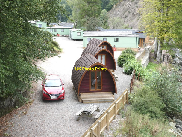 Photo 6"x4" Camping pods at Low Briery Holiday Park Keswick\/NY2623 c2021
