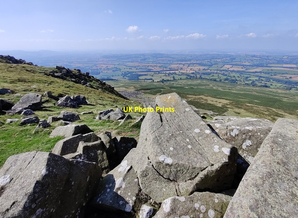 Photo 6"x4" The northern slopes of Titterstone Clee Hill Cleeton St Mary c2021