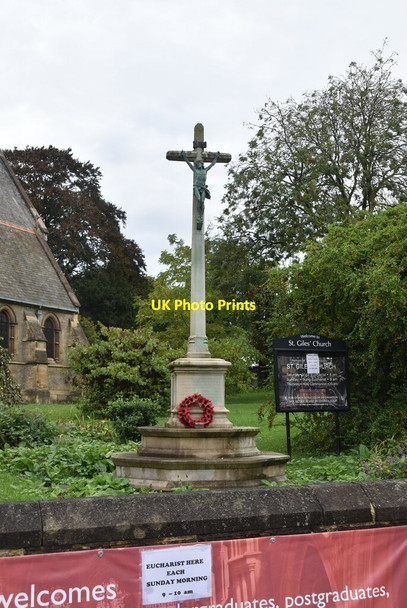 Photo 6"x4" War memorial, Church of St Giles Cambridge\/TL4658 c2020