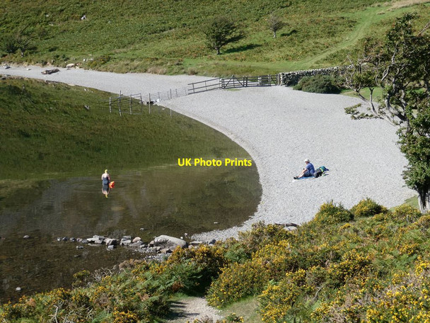 Photo 6"x4" Bay and shingle beach on Crummock Water Loweswater\/NY1420 c2021