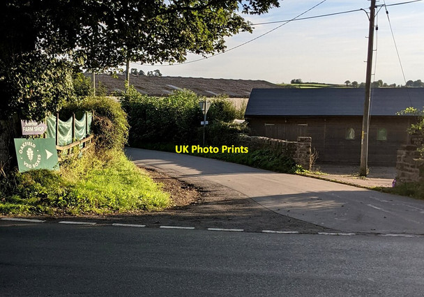 Photo 6"x4" Unclassified road from Gaerllwyd towards Newchurch, Monmouthshire Gaerllwydd c2021