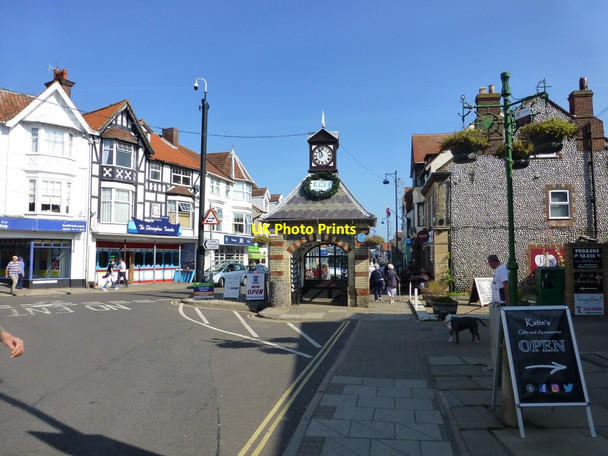 Photo 6"x4" Sheringham High Street Sheringham c2021