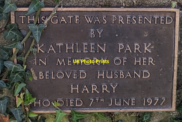 Photo 6"x4" Memorial plaque in Newchurch, Monmouthshire Newchurch\/ST4597 c2021