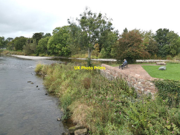 Photo 6"x4" Confluence  of the River Cocker with the River Derwent Cockermouth c2021