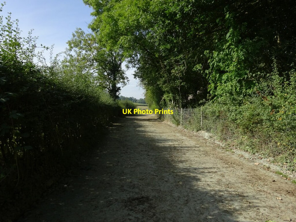 Photo 6"x4" Farm lane at Heldre Brunant\/SJ2809 c2021