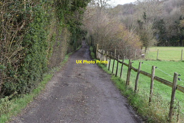 Photo 6"x4" Bridleway, Knatts Valley Knatts Valley c2020
