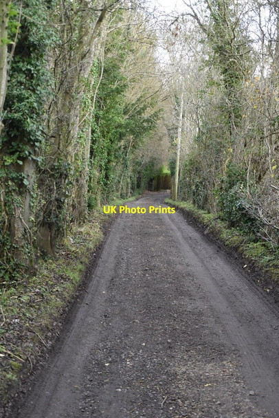 Photo 6"x4" Bridleway, Knatts Valley East Hill\/TQ5562 c2020