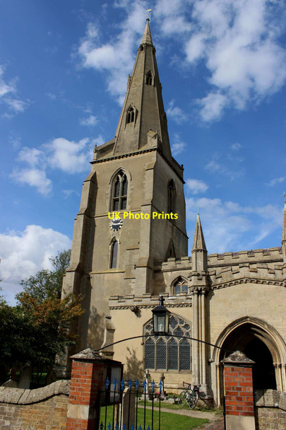 Photo 6"x4" St Mary\u00e2\u0080\u0099s Church, Over Church End\/TL3770 c2021