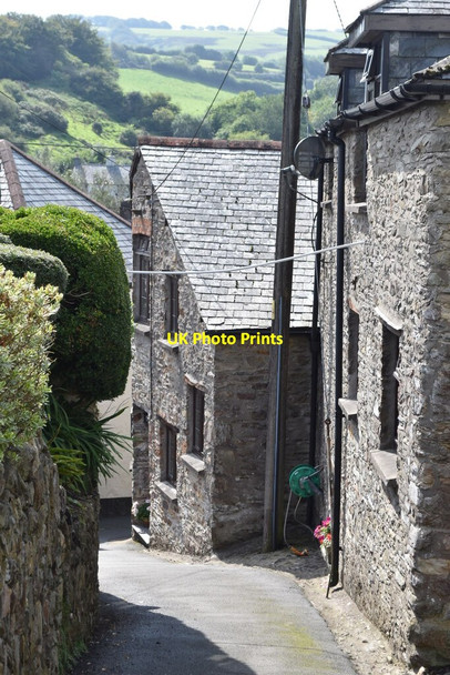 Photo 6"x4" Houses in centre of Parracombe Parracombe c2021