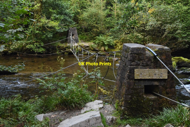 Photo 6"x4" Debris trap above Tarr Steps Hawkridge c2021