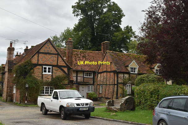 Photo 6"x4" 1, School Lane, Old Beams & Church Cottage Turville c2020