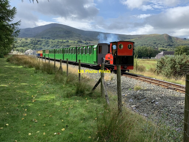 Photo 6"x4" Llyn Padarn railway Llanberis c2021