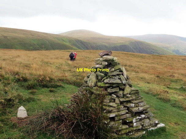 Photo 6"x4" Carn ar Fan Frynych \/ Cairn on Fan Frynych Heol Senni c2021