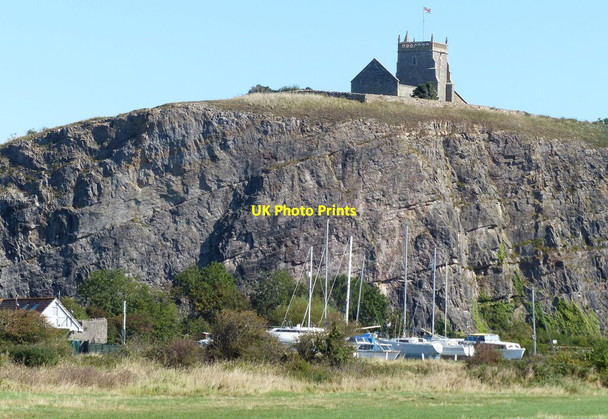 Photo 6"x4" St Nicholas' Church at Uphill Uphill\/ST3158 c2021