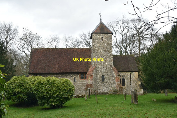 Photo 6"x4" Church of St Edmund West Kingsdown c2020