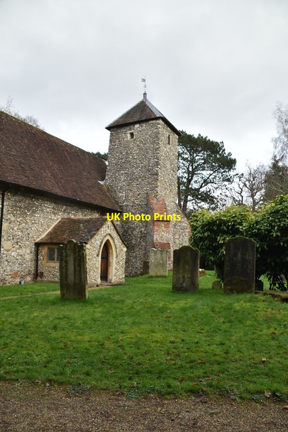Photo 6"x4" Church of St Edmund West Kingsdown c2020 P2