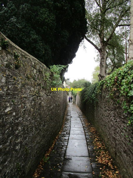 Photo 6"x4" Footpath to Gaol Lane, Shepton Mallet Shepton Mallet c2021