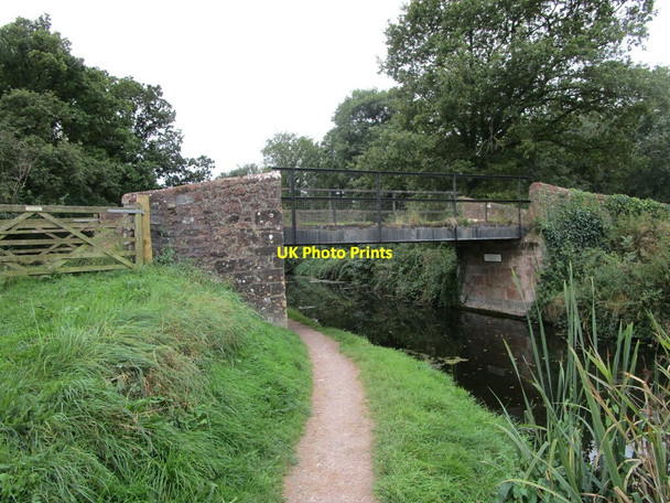 Photo 6"x4" Westcott Bridge, Grand Western Canal Ayshford c2021