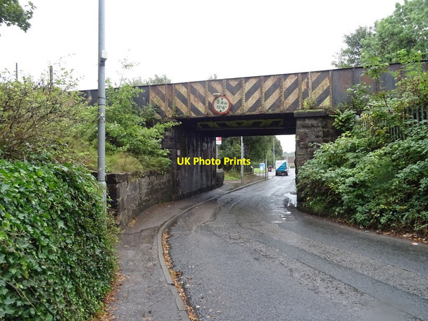 Photo 6"x4" Railway bridge over the  Boydstone Road  Kennishead c2021