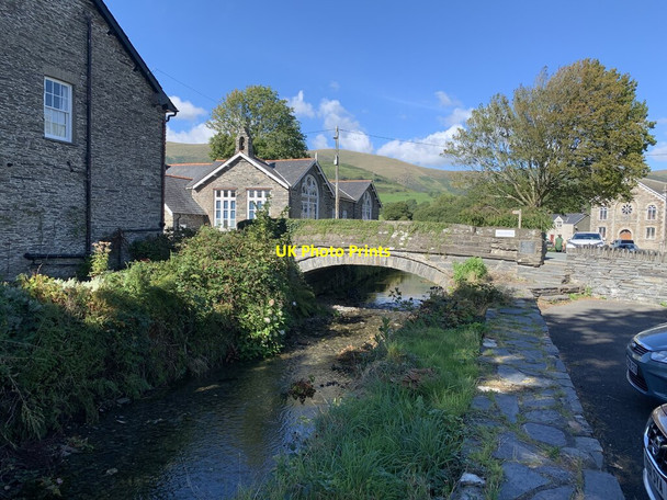 Photo 6"x4" Bridge over stream in Pennal Pennal c2021