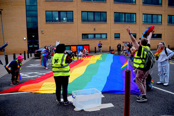 Photo 6"x4" Omagh Pride parade - 20 Omagh c2021