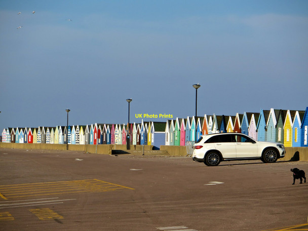 Photo 6"x4" Southwold beach huts Southwold c2019