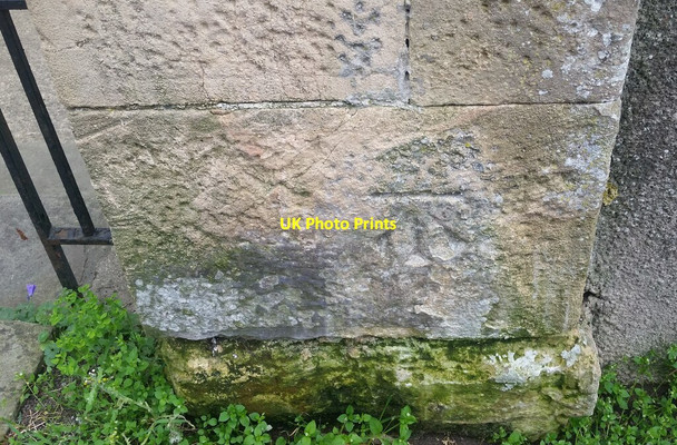 Photo 6"x4" Ordnance Survey Cut Mark Clevedon c2021 P8