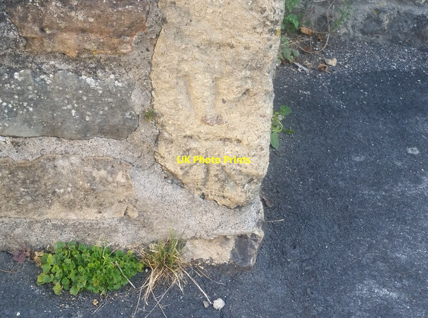 Photo 6"x4" Ordnance Survey Cut Mark Clevedon c2021 P11