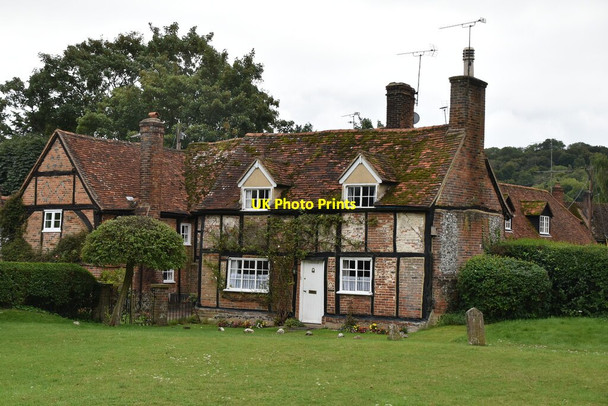Photo 6"x4" Church Cottage Turville c2020