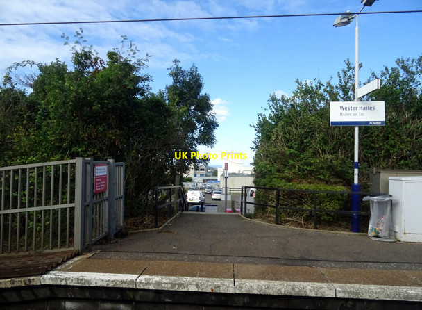 Photo 6"x4" Exit from Wester Hailes Railway Station Wester Hailes c2021