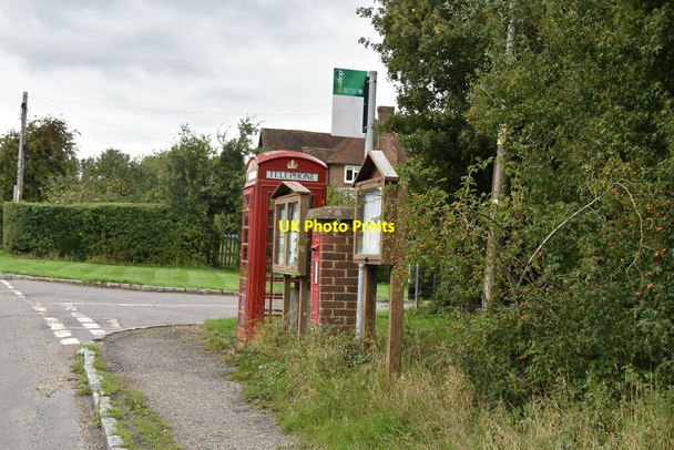 Photo 6"x4" Telephone Box, Ibstone Ibstone c2020