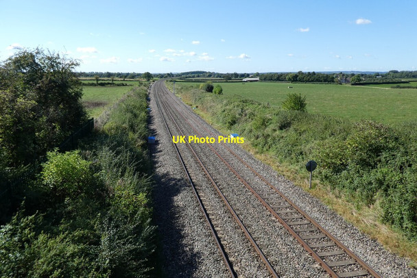Photo 6"x4" Railway line to Taunton Alford\/ST6032 c2021