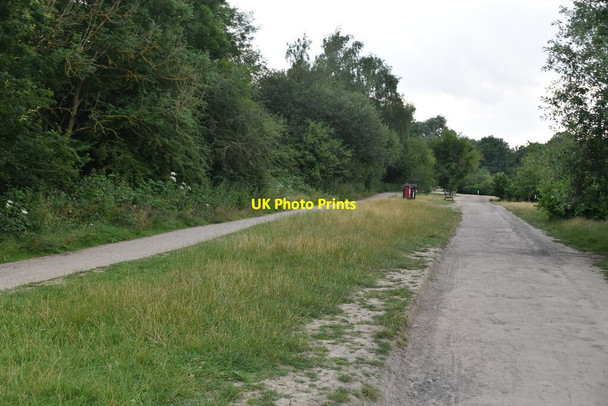 Photo 6"x4" Footpath and cycle track Tonbridge c2021