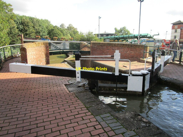 Photo 6"x4" Lock 29 and Bridge 165, Oxford Canal Banbury\/SP4540 c2021