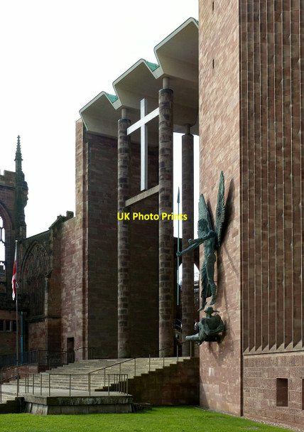 Photo 6"x4" Coventry Cathedral \u00e2\u0080\u0093 2021 Coventry c2021