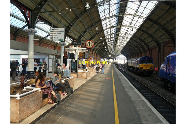 Photo 6"x4" Darlington Bank Top Railway Station Darlington c2021