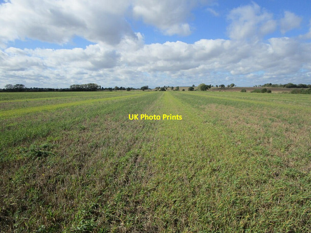 Photo 6"x4" Stubble field between Collingham and South Scarle Collingham\/SK8361 c2021