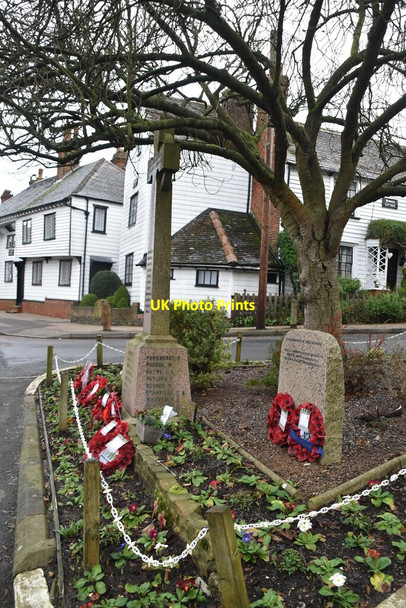 Photo 6"x4" Eynsford War Memorial Eynsford c2020