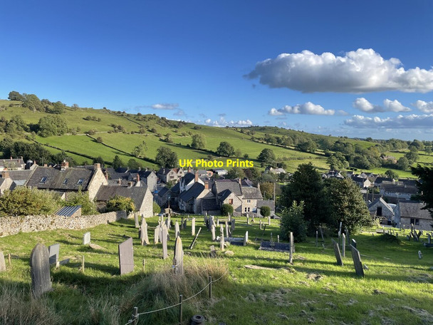 Photo 6"x4" Brassington village, Derbyshire Brassington c2021