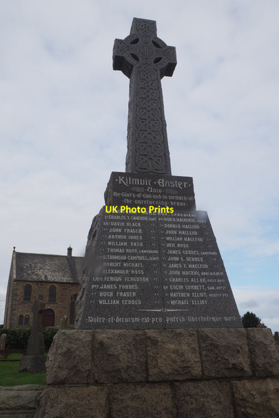Photo 6"x4" War Memorial at Kilmuir Easter Church Kilmuir\/NH7573 c2021
