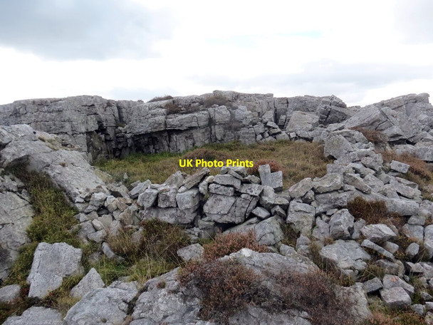 Photo 6"x4" Lloc defaid Garreg Lwyd \/ Garreg Lwyd sheepfold Penwyllt c2021 P1