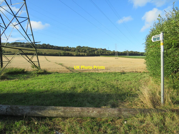 Photo 6"x4" Public footpath near Snodland Paddlesworth\/TQ6862 c2021