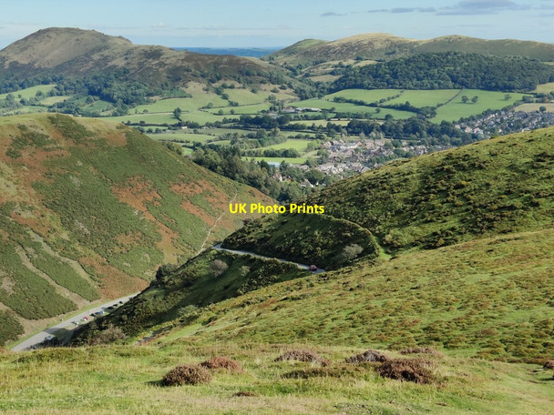 Photo 6"x4" Carding Mill Valley viewed from the Long Mynd Ashbrook\/SO4594 c2021