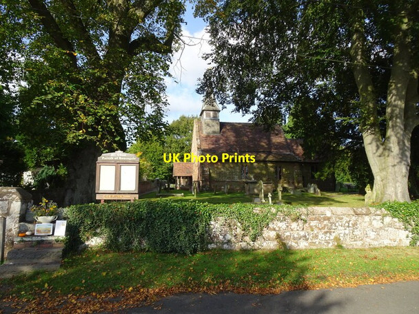 Photo 6"x4" Church Scene Albrighton\/SJ8104 c2021