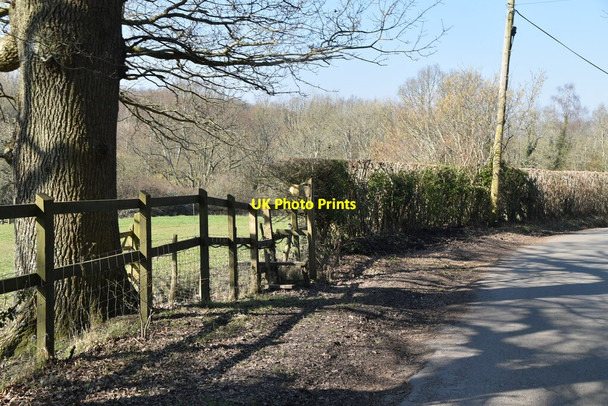 Photo 6"x4" Footpath off Yewtree Lane Heathfield\/TQ5630 c2021