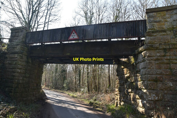 Photo 6"x4" Disused railway bridge, Sheriff's Lane Heathfield\/TQ5630 c2021 P1