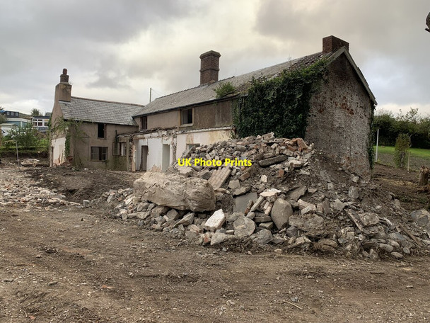 Photo 6"x4" A little more of Ty Mawr farmhouse has gone Bryn-rhys c2021