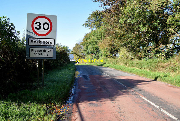 Photo 6"x4" Approaching Seskinore Village Seskinore c2021