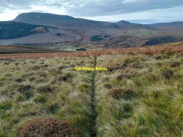 Photo 6"x4" Track, Strath of Kildonan Beinn Dubhain\/NC9320 c2021