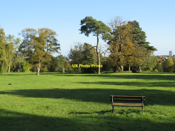 Photo 6"x4" Bench in Valley Gardens, Harrogate Harrogate c2021
